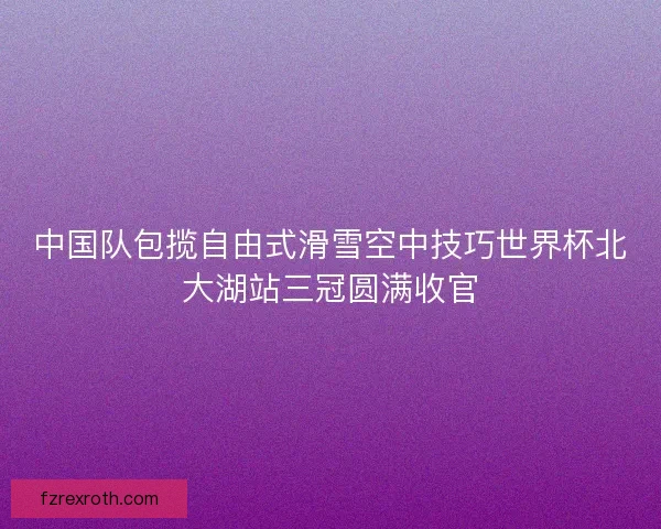 中国队包揽自由式滑雪空中技巧世界杯北大湖站三冠圆满收官
